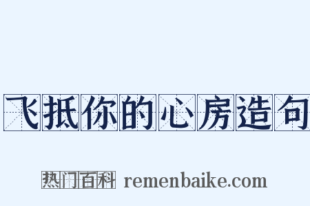 飞抵你的心房造句是什么意思的图片